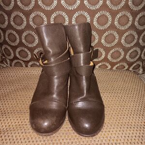 P Monjo Spain Soft Leather Boots Size 8